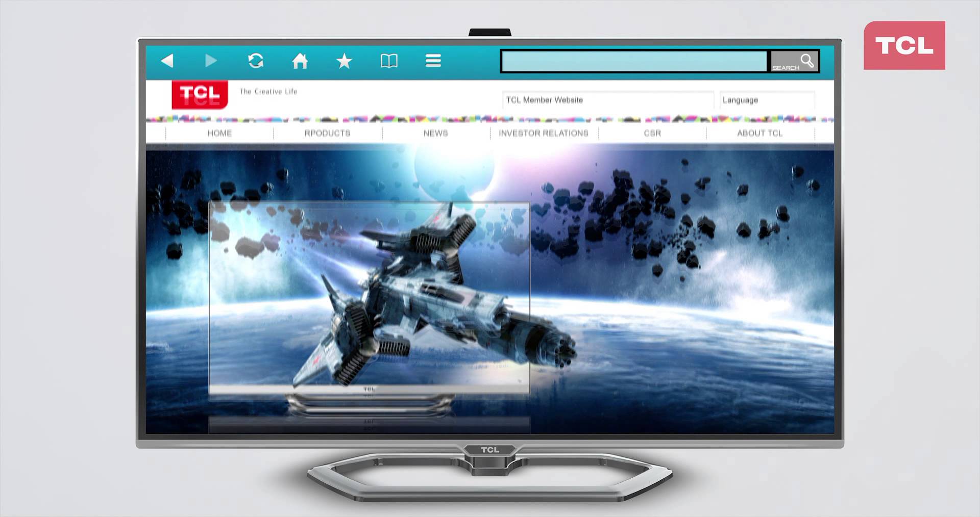 TCL L40S4690 sở hữu m&agrave;n h&igrave;nh lớn gi&uacute;p người d&ugrave;ng c&oacute; những trải nghiệm đầy đủ hơn
