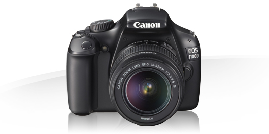 Canon EOS 1100D c&oacute; thiết kế trẻ trung, ph&ugrave; hợp với người d&ugrave;ng trẻ tuổi với 4 m&agrave;u đen, x&aacute;m, n&acirc;u v&agrave; đỏ sẫm