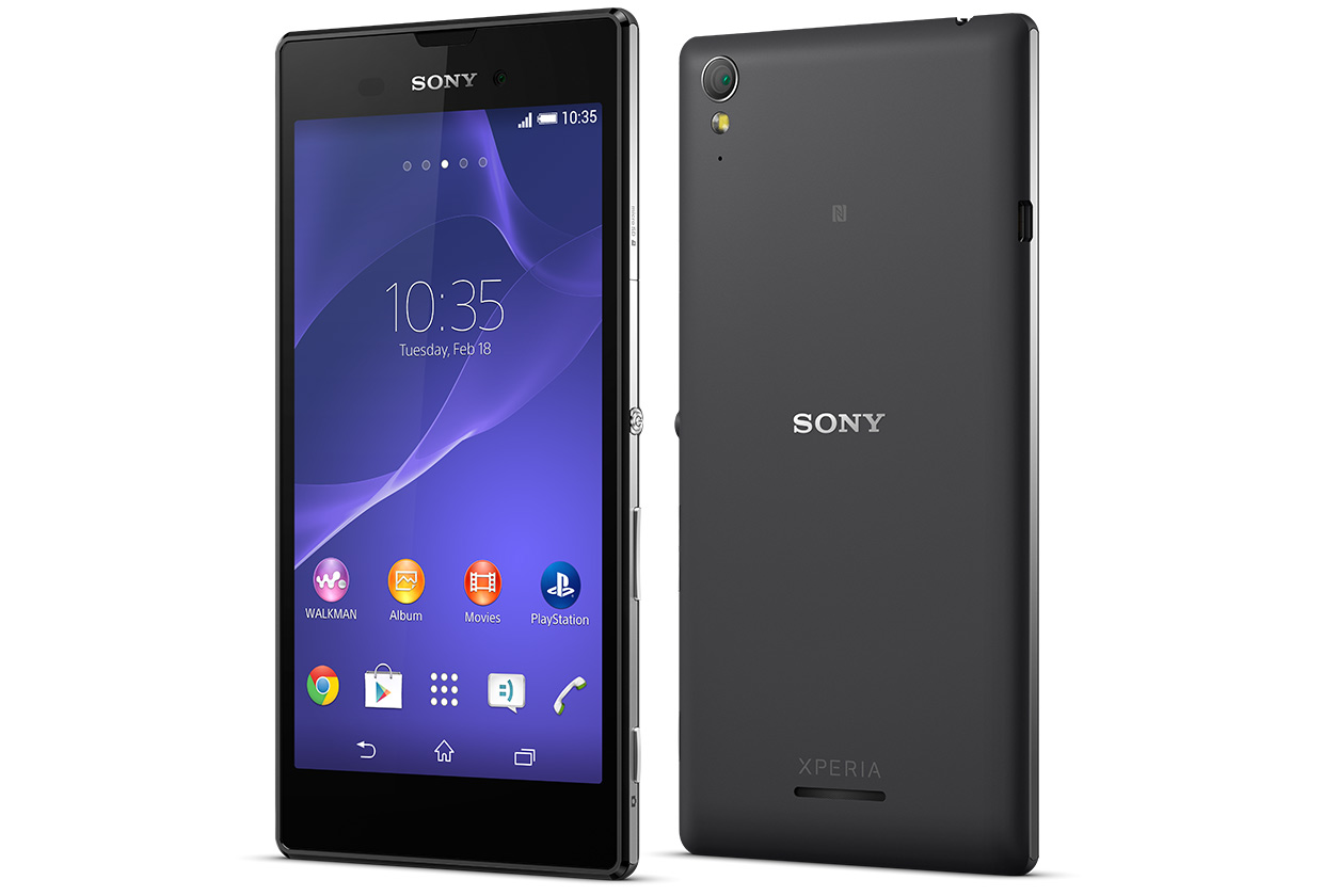 Sony Xperia T3 sở hữu thiết kế sang trọng với khung viền kim loại v&agrave; m&agrave;n h&igrave;nh si&ecirc;u phẳng
