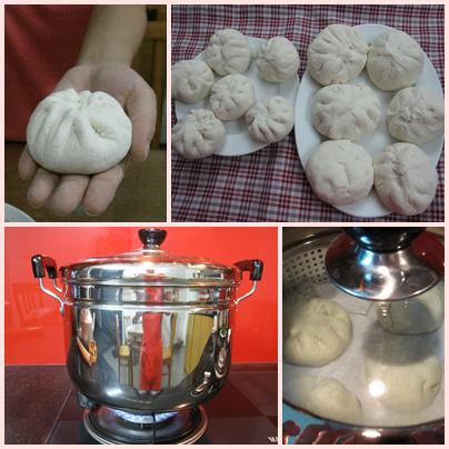 hấp b&aacute;nh bao nh&acirc;n thịt