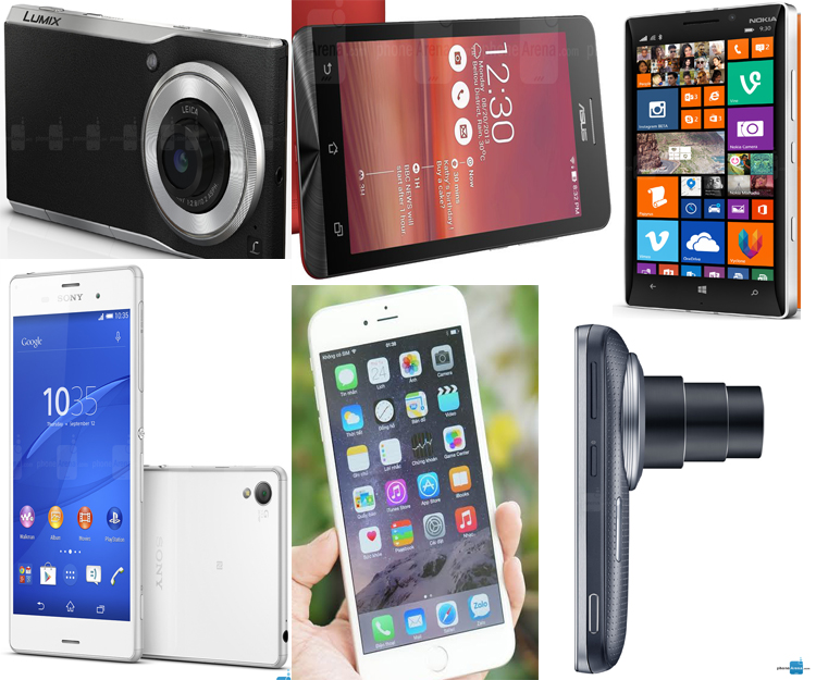 Những chiếc điện thoại th&ocirc;ng minh tốt nhất năm 2014 của những h&atilde;ng điện thoại lớn. 