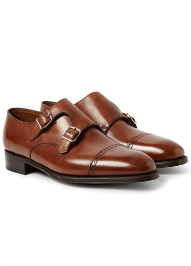 Gi&agrave;y hai nấc kh&oacute;a (double monks) hiệu John Lobb