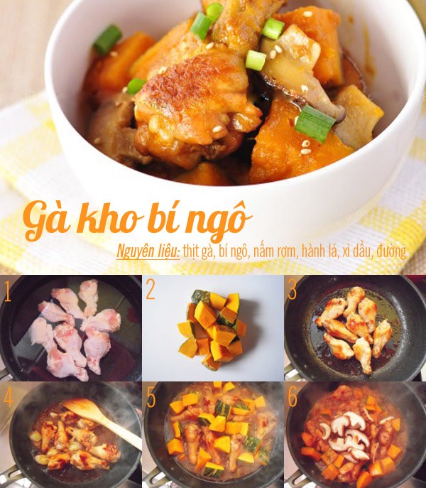 C&aacute;ch l&agrave;m m&oacute;n g&agrave; kho b&iacute; ng&ocirc; ngọt thơm kh&oacute; chối từ
