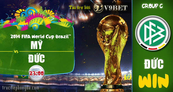 Kết quả tỉ số trận đấu Mỹ - Đức World Cup 2014