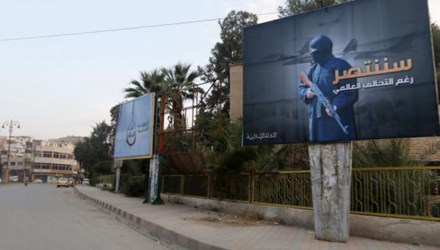 Một khu vực IS kiểm soát ở miền đông Syria