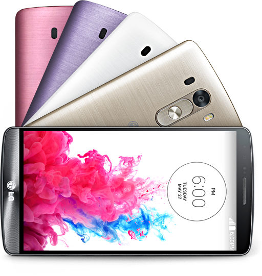 LG G3 c&oacute; 5 m&agrave;u kh&aacute;c nhau.