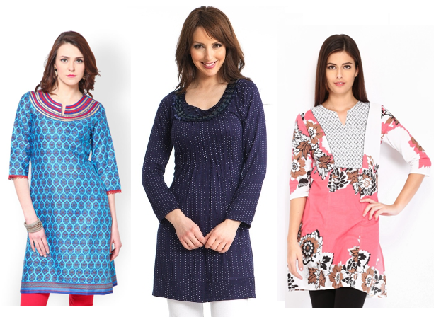 Cổ điển và thanh lịch với kiểu Kurtas dài rộng màu sắc đầy tiện dụng nơi công sở. Mix kiểu áo này với đồ trang sức dân tộc cũng là một lựa chọn hoàn hảo cho các nàng đấy.