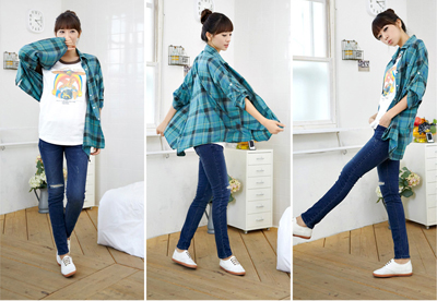 Quần jegging thời trang thu 2014 với thiết kế xinh xắn, chất thun mềm mịn gi&uacute;p c&aacute;c n&agrave;ng thoải m&aacute;i vận động kh&ocirc;ng g&acirc;y ra cảm gi&aacute;c kh&oacute; chịu. 