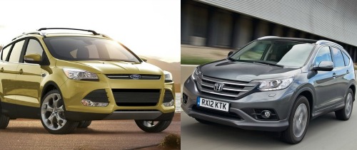 Khi đặt l&ecirc;n b&agrave;n c&acirc;n so s&aacute;nh xe &ocirc; t&ocirc;, cả Ford Escape v&agrave; Honda CR-V đều c&oacute; những lợi thế nhất định