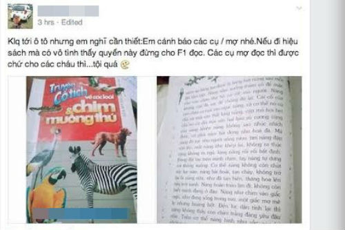 Vẫn chưa t&igrave;m ra được &ldquo;tung t&iacute;ch&rdquo; của cuốn s&aacute;ch c&oacute; đoạn văn &ldquo;người lớn&rdquo; khiến NXB kh&oacute; xử