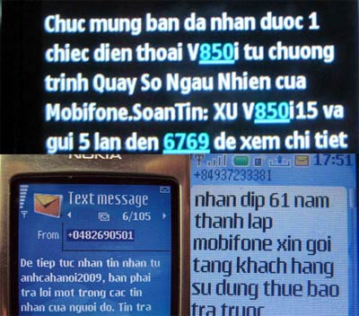 T&igrave;nh trạng ph&aacute;t t&aacute;n tin nhắn r&aacute;c đang ho&agrave;nh h&agrave;nh. 