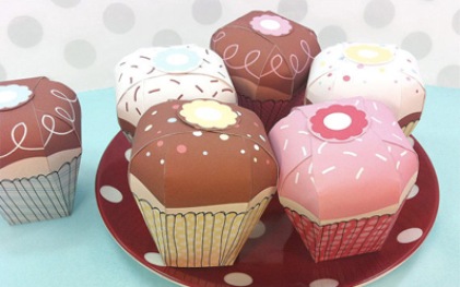 Kh&eacute;o tay l&agrave;m hộp qu&agrave; h&igrave;nh b&aacute;nh cupcake si&ecirc;u dễ thương.
