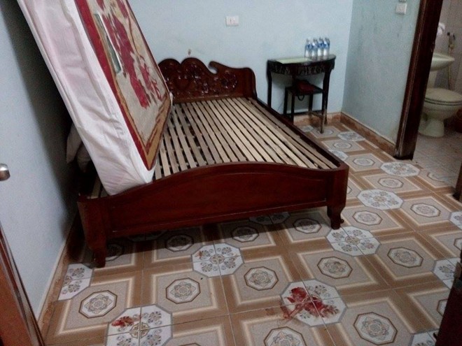 Căn ph&ograve;ng nơi xảy ra vụ &aacute;n mạng ở H&agrave; Tĩnh