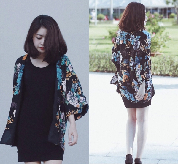 Kimono cardigan l&agrave; kiểu &aacute;o kho&aacute;c h&egrave; 'bom tấn' nhất năm nay