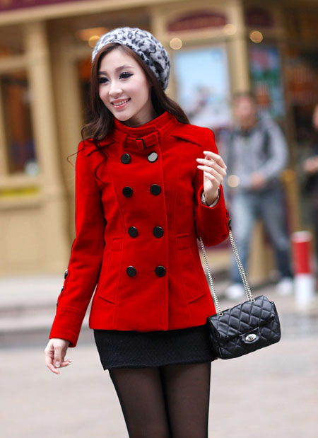 &Aacute;o dạ d&aacute;ng ngắn thường thiết kế giống d&aacute;ng vest