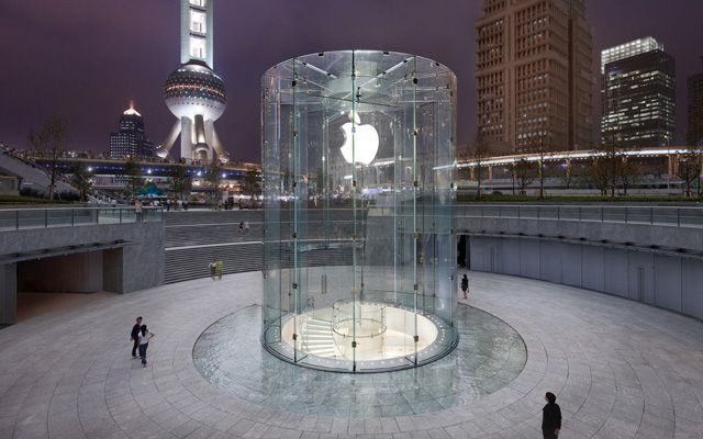 Cửa h&agrave;ng Apple ở Hồng K&ocirc;ng