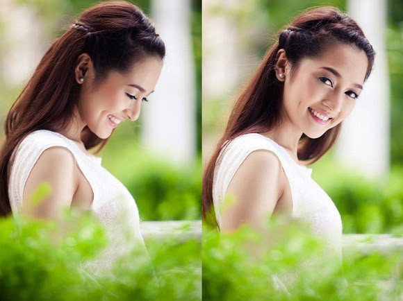 Các kiểu tóc đẹp trong đó có tóc tết mái nữ tính, ngọt ngào