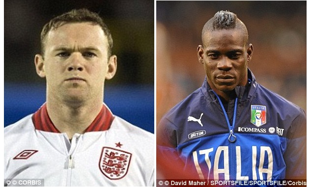 Hai cầu thủ nổi tiếng Wayne Rooney và Balotelli đều có tỷ lệ FWHR cao Hai cầu thủ nổi tiếng Wayne Rooney và Balotelli đều có tỷ lệ FWHR cao