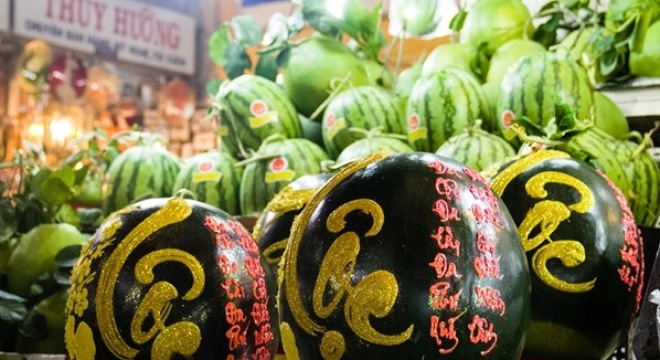 Dưa t&agrave;i lộc l&agrave; m&oacute;n qu&agrave; Tết 2016 &yacute; nghĩa được nhiều người lựa chọn