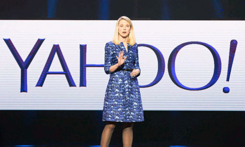 CEO Marissa Mayer đang rất t&iacute;ch cực để c&oacute; thể vực dậy c&ocirc;ng ty Yahoo 