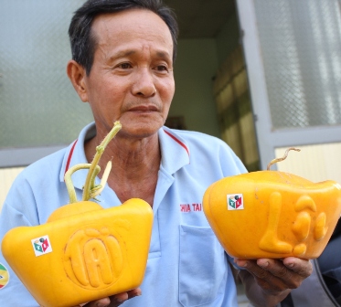 Cặp dưa thỏi v&agrave;ng nổi chữ T&agrave;i - Lộc trở th&agrave;nh đặc sản ăn Tết c&oacute; gi&aacute; l&ecirc;n tới 4,5 triệu đồng