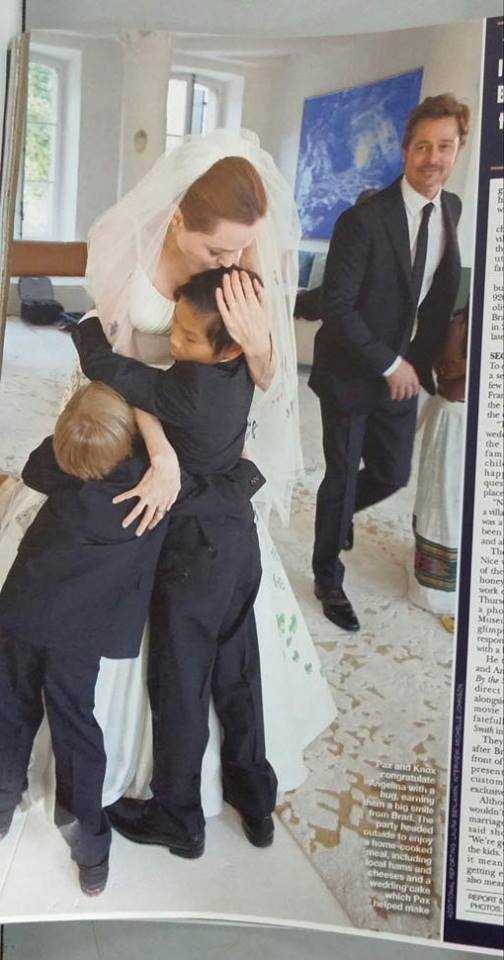 đ&aacute;m cưới của Angelina Jolie v&agrave; Brad Pitt