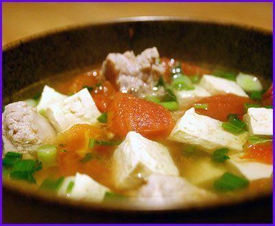 Canh đậu phụ c&agrave; chua trứng hương vị đậm đ&agrave; thơm ngon