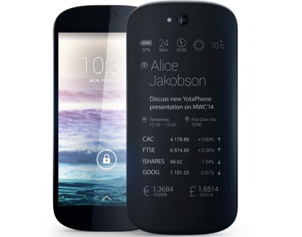 YotaPhone sở hữu hai m&agrave;n h&igrave;nh độc đ&aacute;o