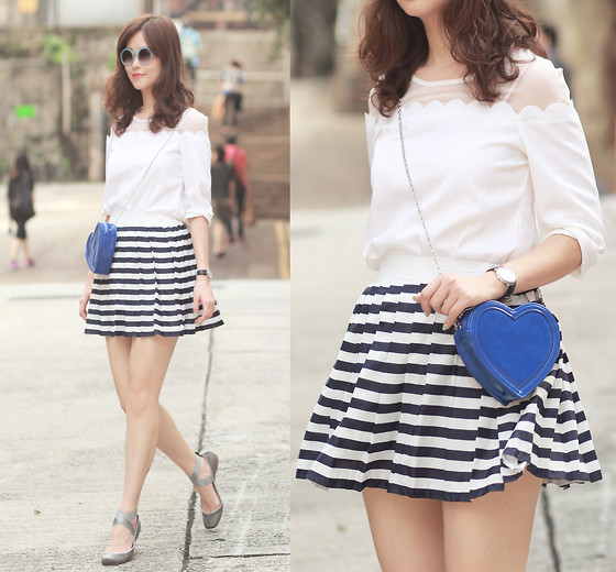 Trang phục kẻ sọc kh&aacute; dễ mix đồ, đặc biệt ph&ugrave; hợp với c&aacute;ch mix tối giản