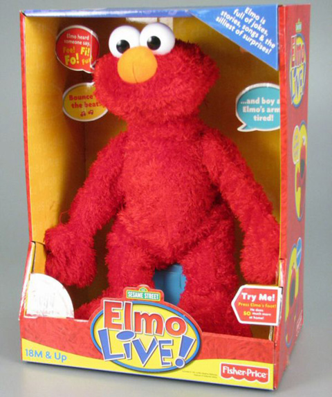 Th&uacute; nhồi b&ocirc;ng Tickle Me Elmo từng đem lại doanh thu 7.000.000 USD 1 năm
