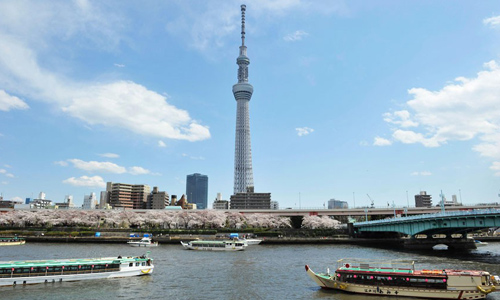 Tokyo Skytree của Nhật Bản hiện l&agrave; th&aacute;p truyền h&igrave;nh cao nhất thế giới với chiều cao 634m