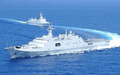 Trung Quốc đang tăng cường nhiều t&agrave;u tuần tra tr&ecirc;n Biển Đ&ocirc;ng