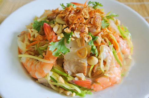 Gỏi xo&agrave;i trộn t&ocirc;m thịt