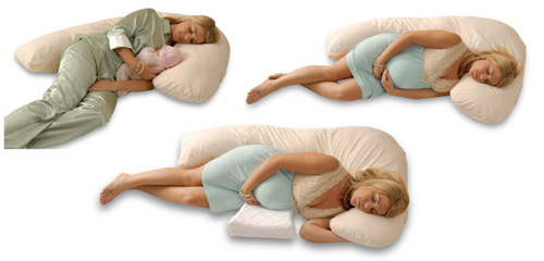 Gối cho b&agrave; bầu h&igrave;nh chữ 