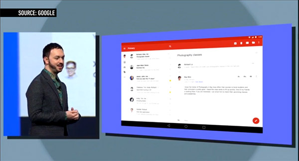 google giới thiệu TK mới 