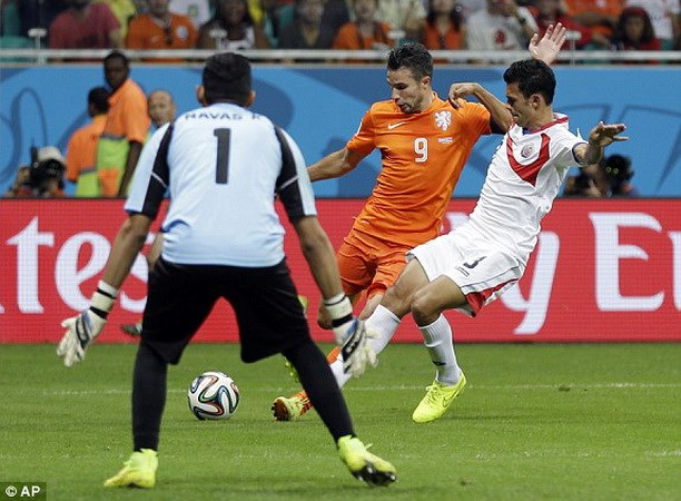Kết quả tỉ số trận đấu H&agrave; Lan &ndash; Costa Rica tứ kết World Cup 2014