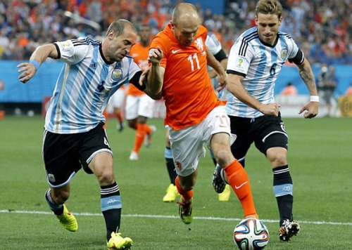 Kết quả tỉ số trận đấu H&agrave; Lan &ndash; Argentina b&aacute;n kết World Cup 2014