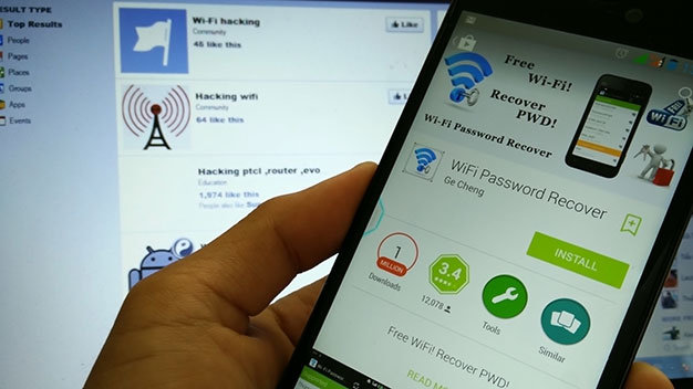 Kh&ocirc;ng n&ecirc;n sử dụng c&aacute;c ứng dụng d&ograve; t&igrave;m, bẻ kh&oacute;a mật khẩu WiFi