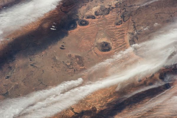 Hình ảnh tuyệt đẹp của những cơn gió trên sa mạc Sahara