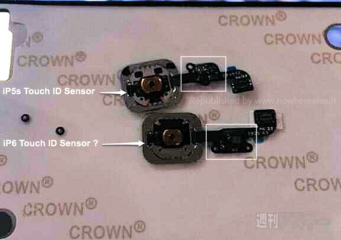 Kết cấu một phần cứng của Iphone 6 bị r&ograve; rỉ 