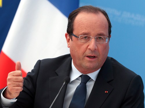 Tổng thống Ph&aacute;p Francois Hollande
