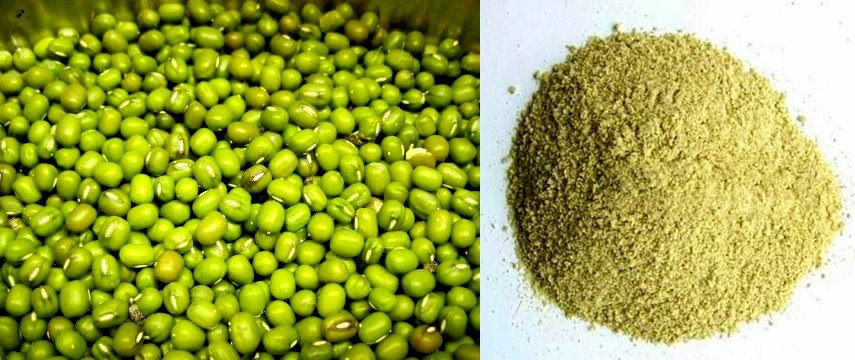 Bột đậu xanh l&agrave; một trong những th&agrave;nh phần tốt nhất cho chị em l&agrave;m kem trắng da