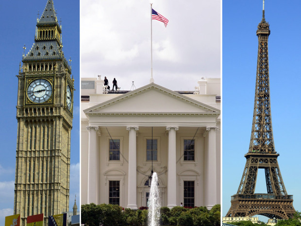 Big Ben ở Lu&acirc;n Đ&ocirc;n, Nh&agrave; Trắng, Th&aacute;p Eiffel nằm trong danh s&aacute;ch c&aacute;c mục ti&ecirc;u tấn c&ocirc;ng của khủng bố IS