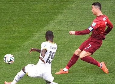 kết quả tỉ số trận đấu Bồ Đ&agrave;o Nha - Ghana World Cup 2014