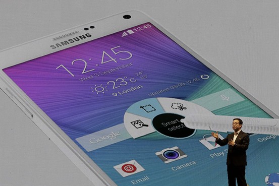 Galaxy Note 4 được Samsung cho ra mắt trong th&aacute;ng 9 vừa qua 