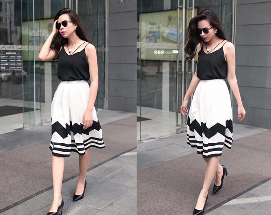 Lưu Hương Giang đã gây được sự chú ý lớn nhờ cách mix đồ trẻ trung và ấn tượng Lưu Hương Giang đã gây được sự chú ý lớn nhờ cách mix đồ trẻ trung và ấn tượng