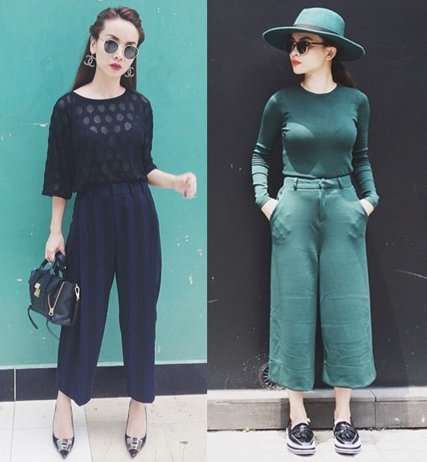 Mốt quần culottes thời trang v&agrave; s&agrave;nh điệu đang được nhiều c&ocirc; n&agrave;ng y&ecirc;u th&iacute;ch