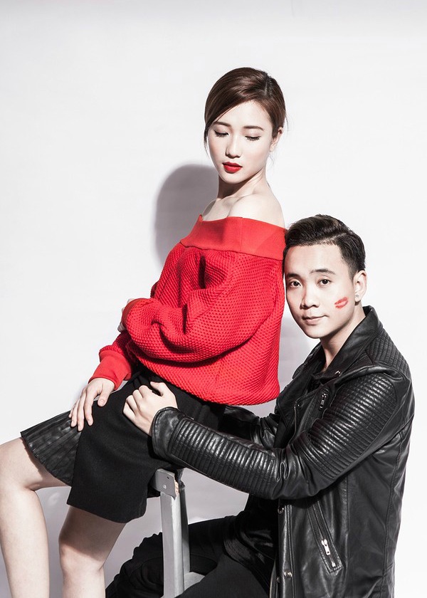 Lựa chọn bộ đồ tương phản nhưng vẫn c&oacute; n&eacute;t tương đồng m&agrave;u sắc l&agrave; một gợi &yacute;