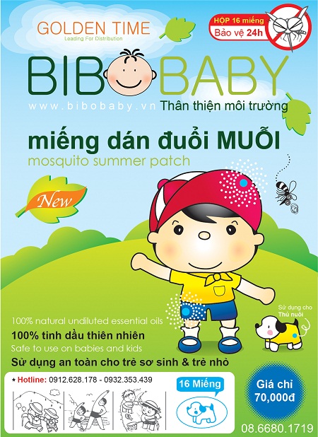 Miếng d&aacute;n chống muỗi cho trẻ được rao b&aacute;n tr&agrave;n lan tr&ecirc;n mạng