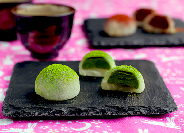 M&oacute;n qu&agrave; tết trung thu độc đ&aacute;o với b&aacute;nh Mochi nh&acirc;n đậu xanh. 